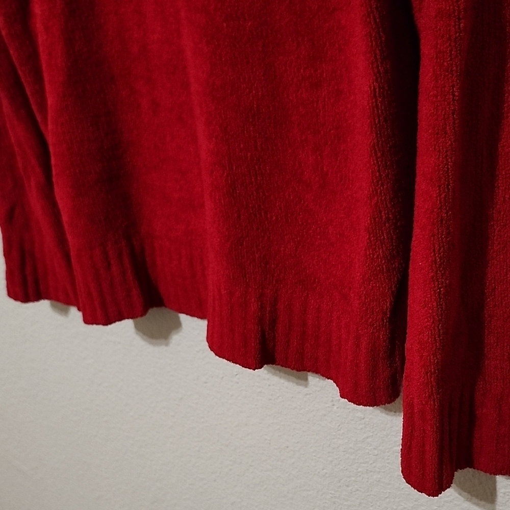 White Stag Red Crew Neck Sweater - Picture 4 of 6
